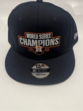Houston Astros 2022 World Series New Era 9FIFTY Snapback Blue Hat MLB